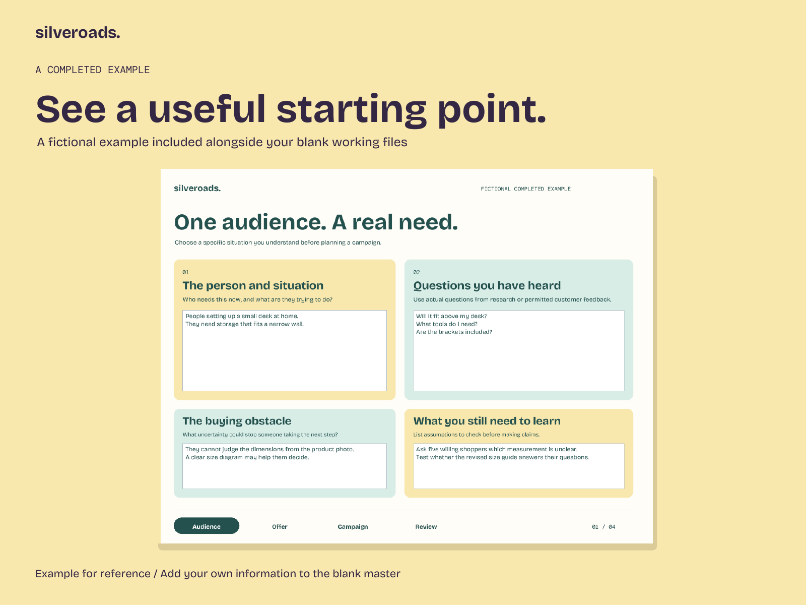 marketing example: actual edition 3 files